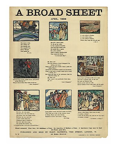 A Broad Sheet (No. 4)